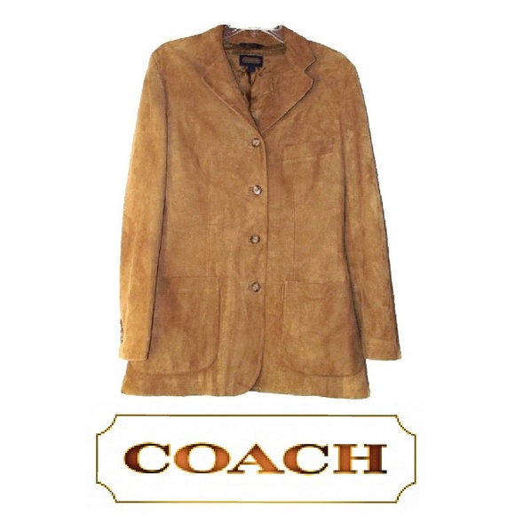 coach suede jacket